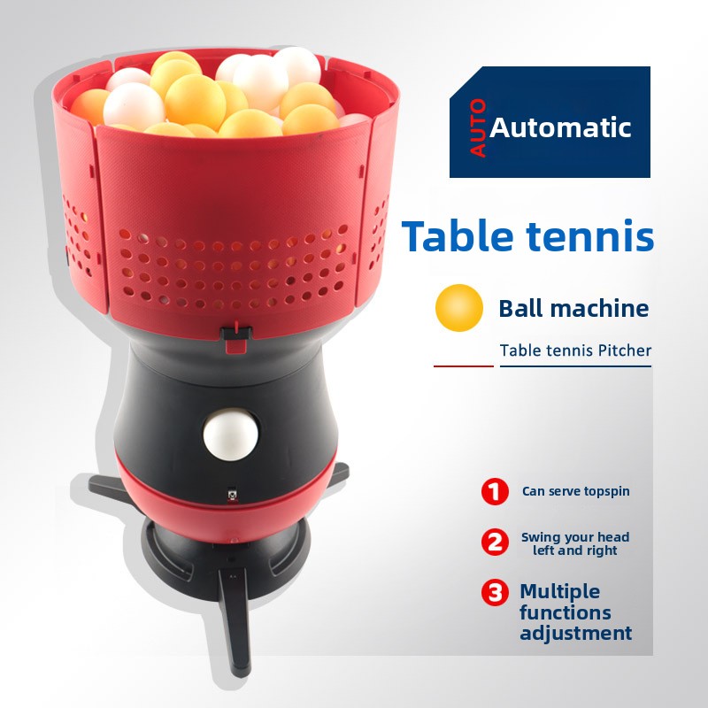 Ping Pong Ball Set - Portable Automatic Table Tennis Ball Launcher