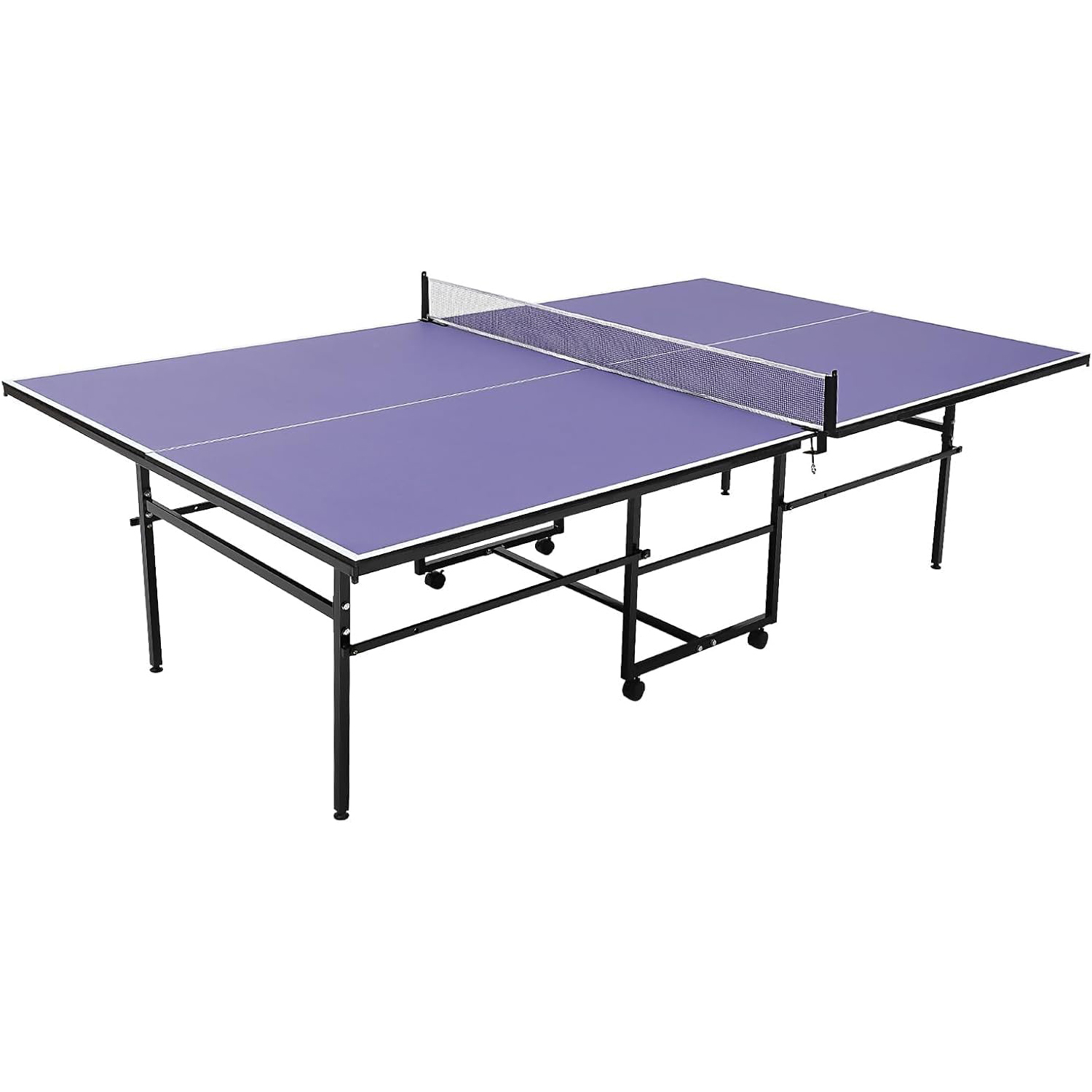 Ping Pong Ball Set - 8 ft Portable Ping Pong Table，Professional