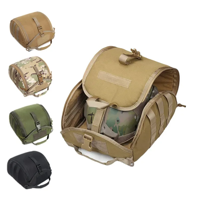 Sports Equipment Used - Multifunctional Camouflage Storage Helmet Bag Is