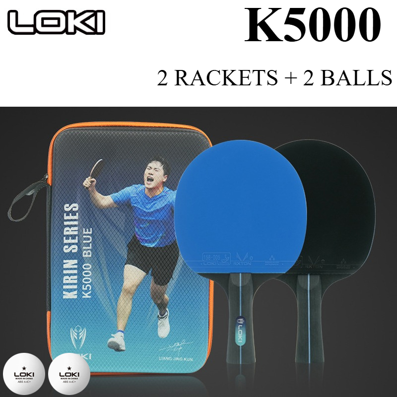 Ping Pong Ball Set - LOKI K5000 Beginner‑level Table Tennis Racket