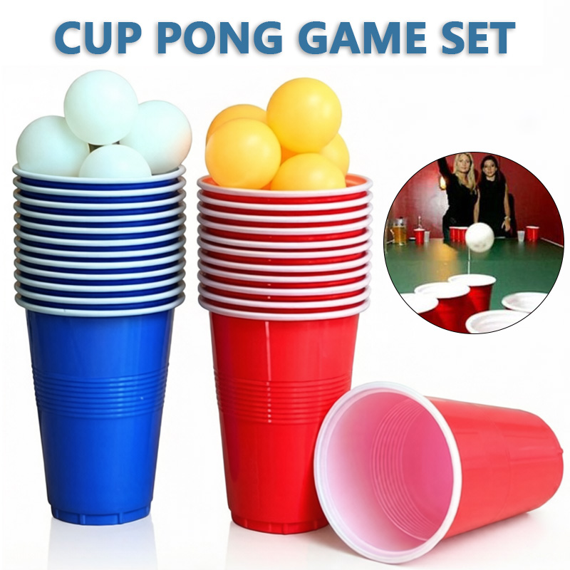 Ping Pong Ball Set - Beer Pong Game Set & Party