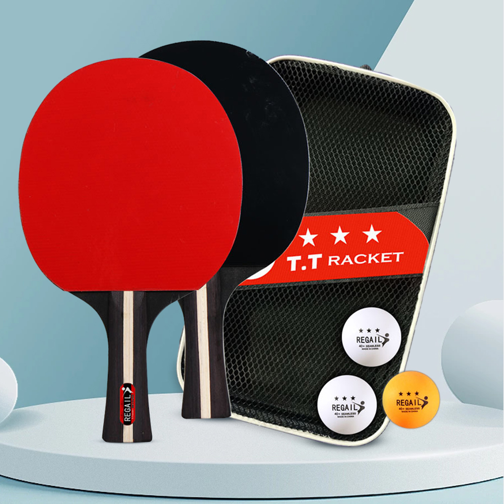 Ping Pong Ball Set - Table Tennis Racket 2 Rackets &
