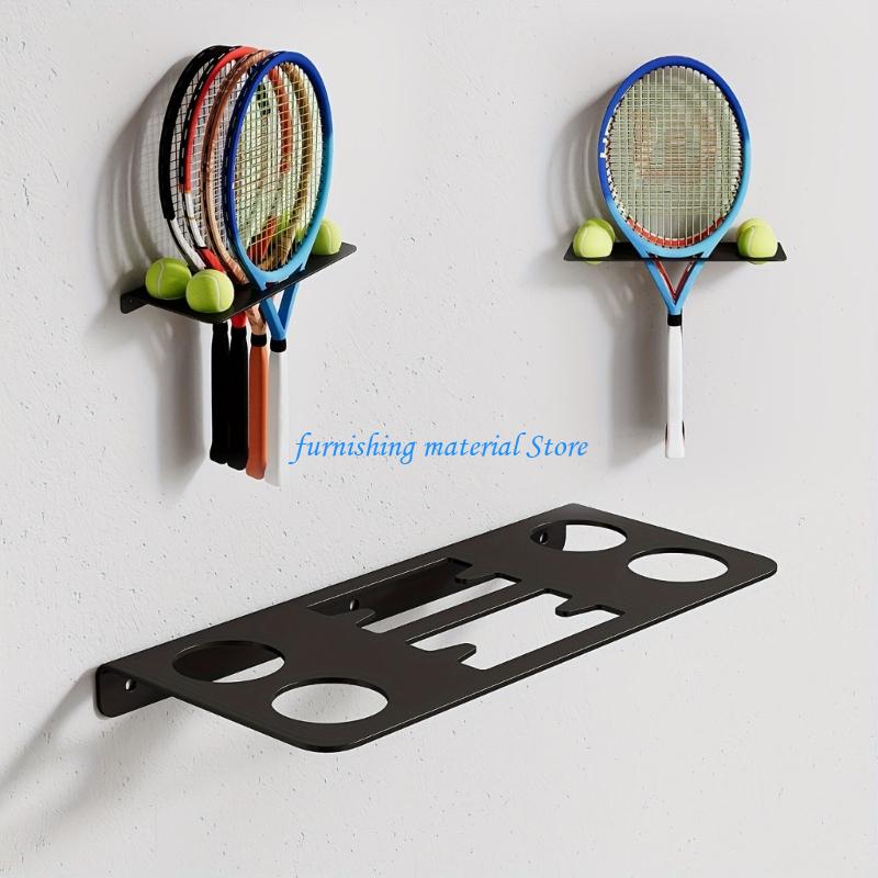 Y5GD Black Wall Mounted Tennis - Sports Equipment Holder review and price