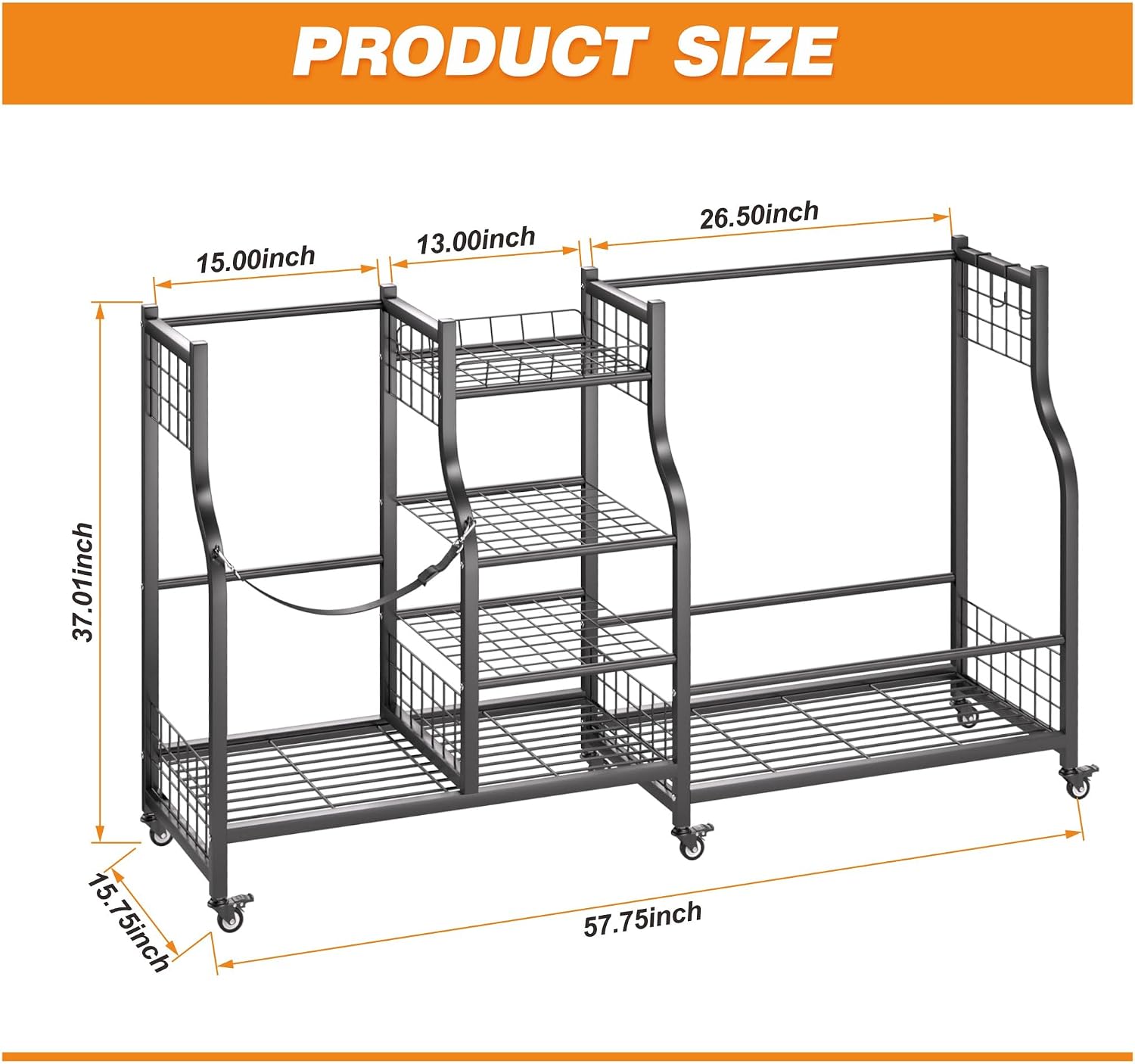Golf Bag Storage Rack Organize - Sports Equipment Holder review and price