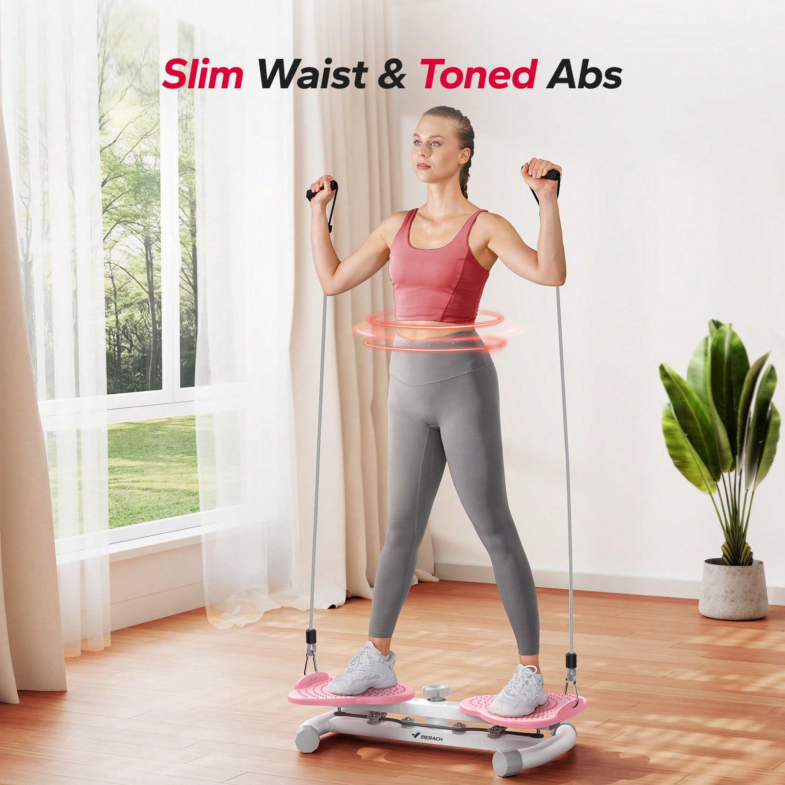 MERACH Waist Ab Machine, 300 L - Sports Equipment Club review and price