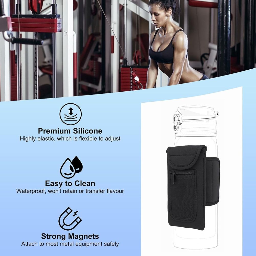 Magnetic Gym Water Bottle Bag  - Sports Equipment Holder review and price