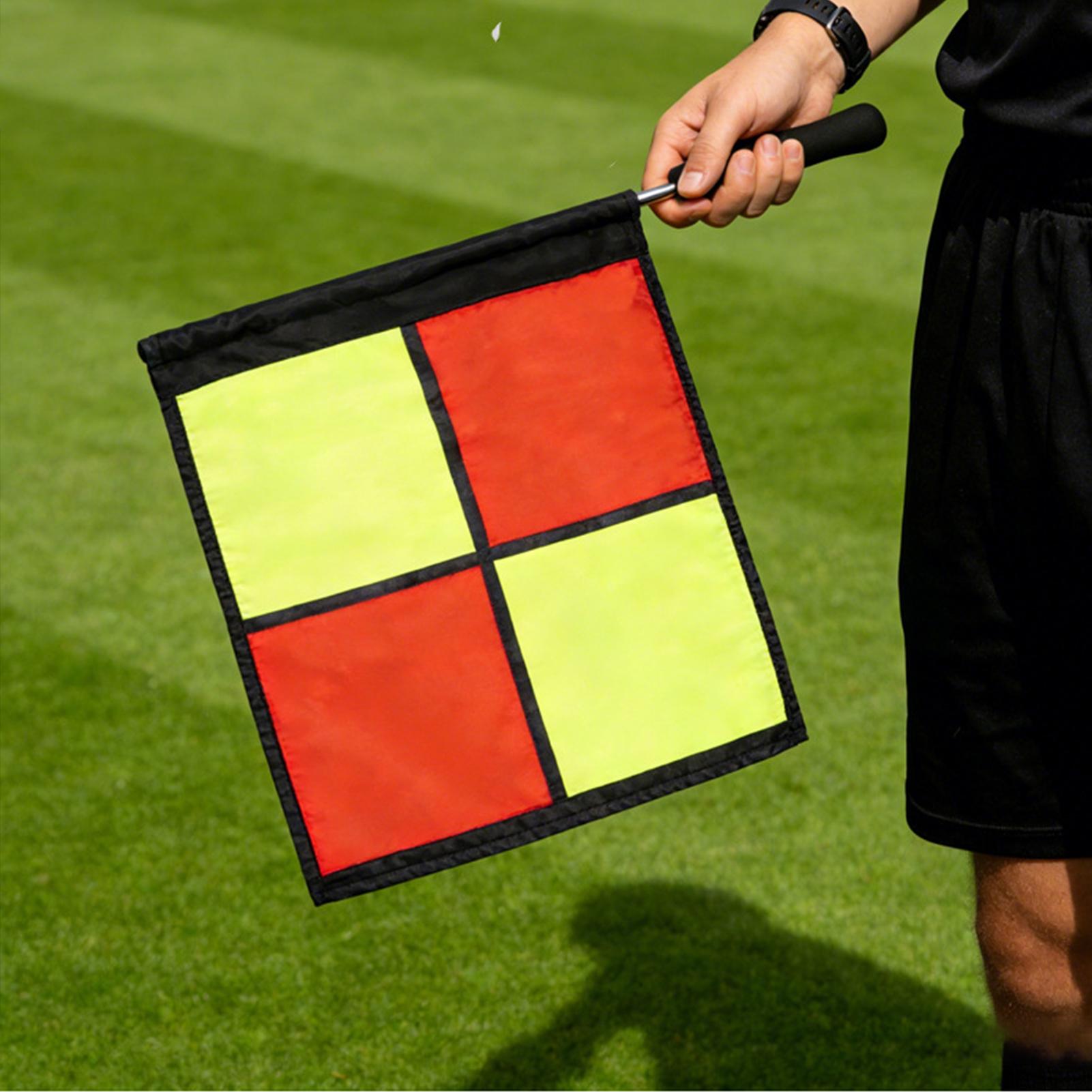 Soccer Referee Flags 2-Piece H - Sports Equipment For Volleyball review and price