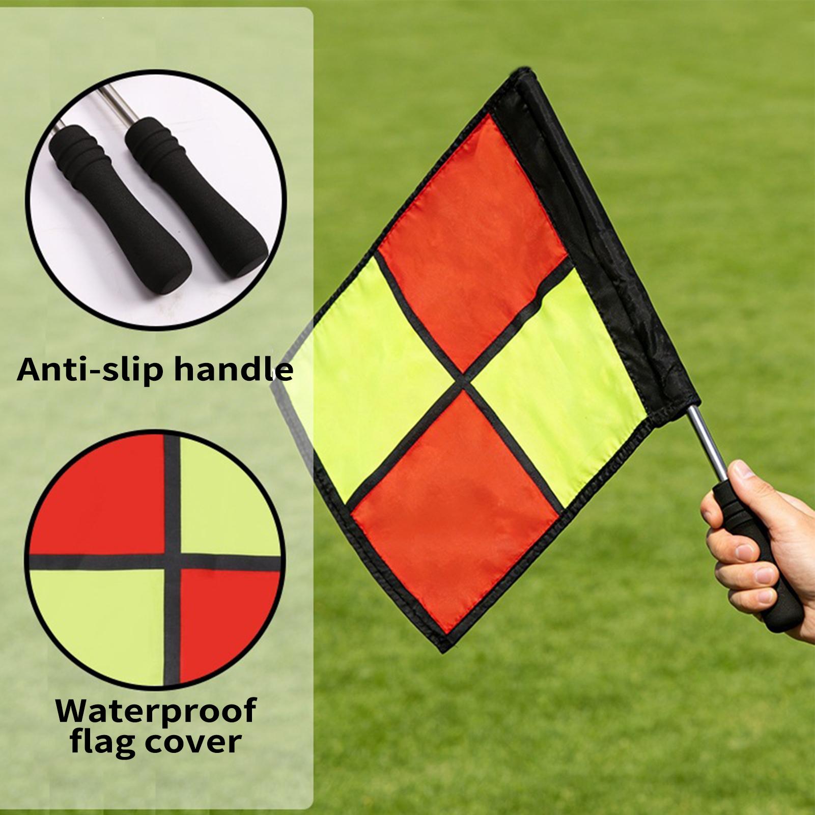 Soccer Referee Flags 2-Piece H - Sports Equipment For Volleyball review and price