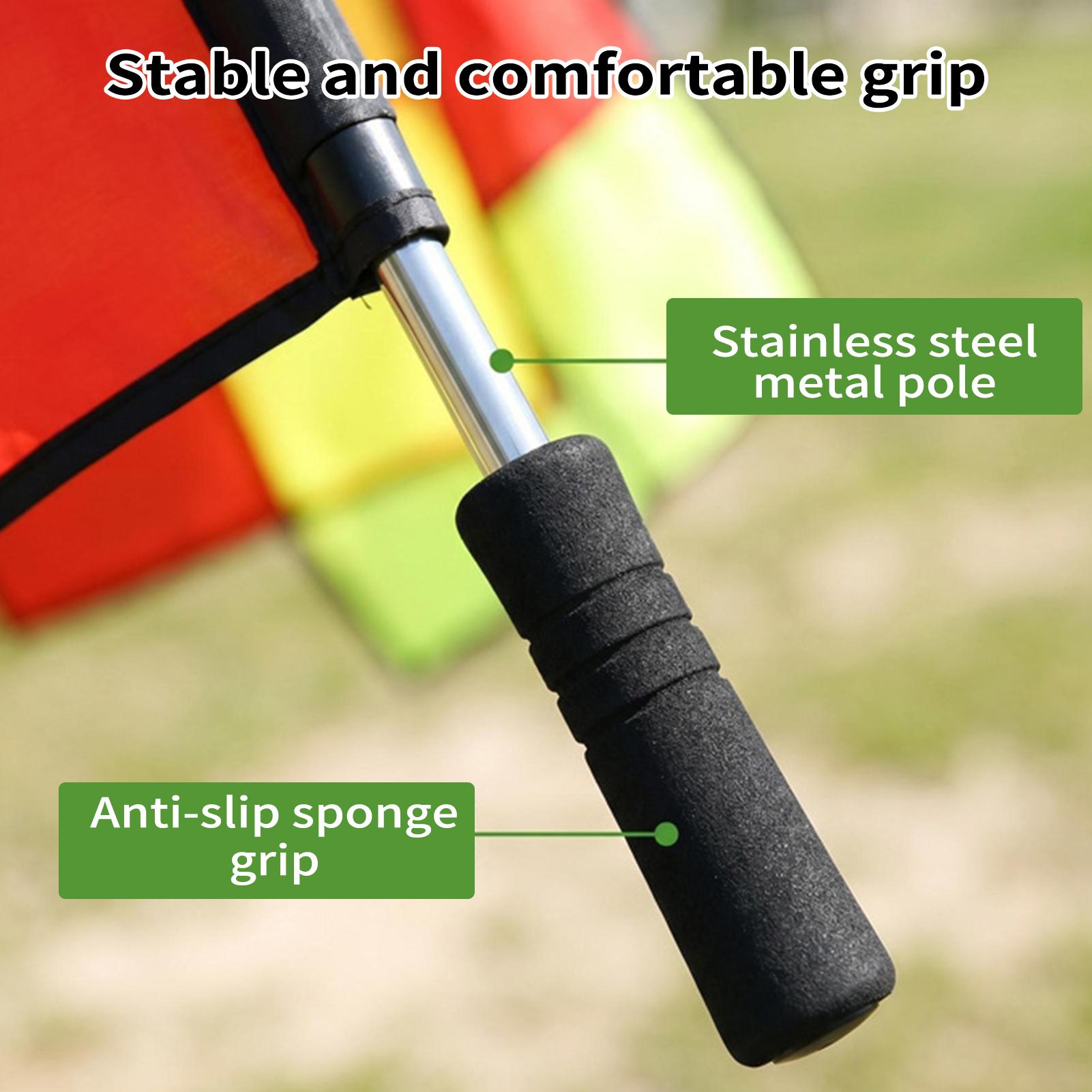 Soccer Referee Flags 2-Piece H - Sports Equipment For Volleyball review and price