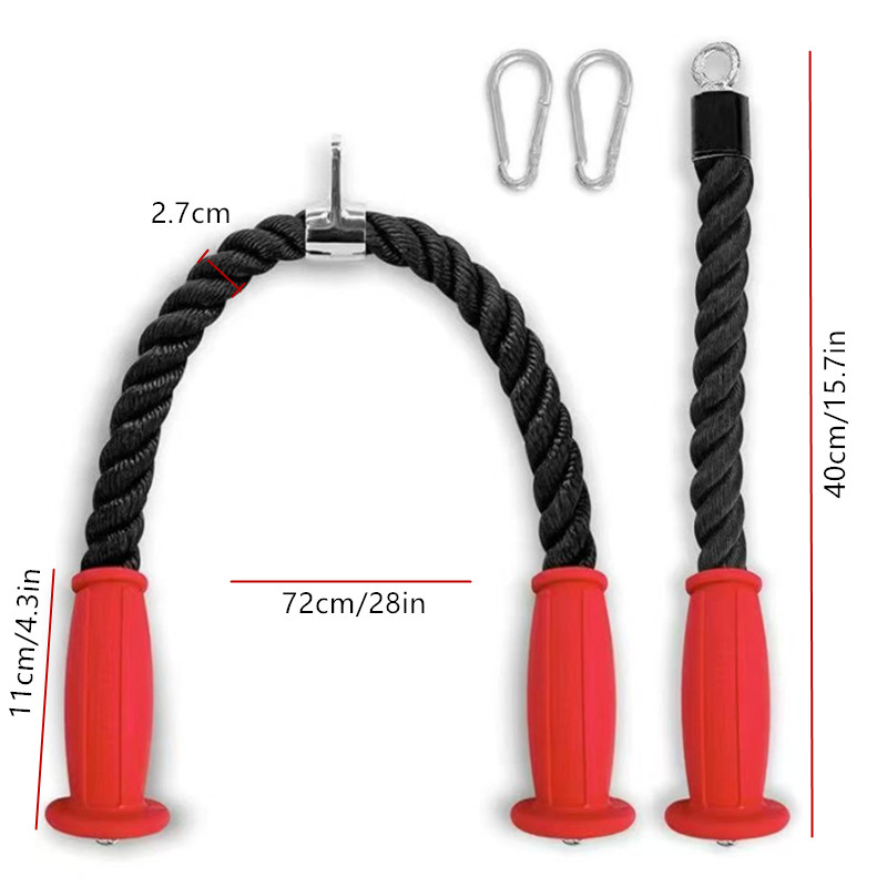 Ergonomic Tricep Ropes Non-Sli - Sports Equipment Club review and price