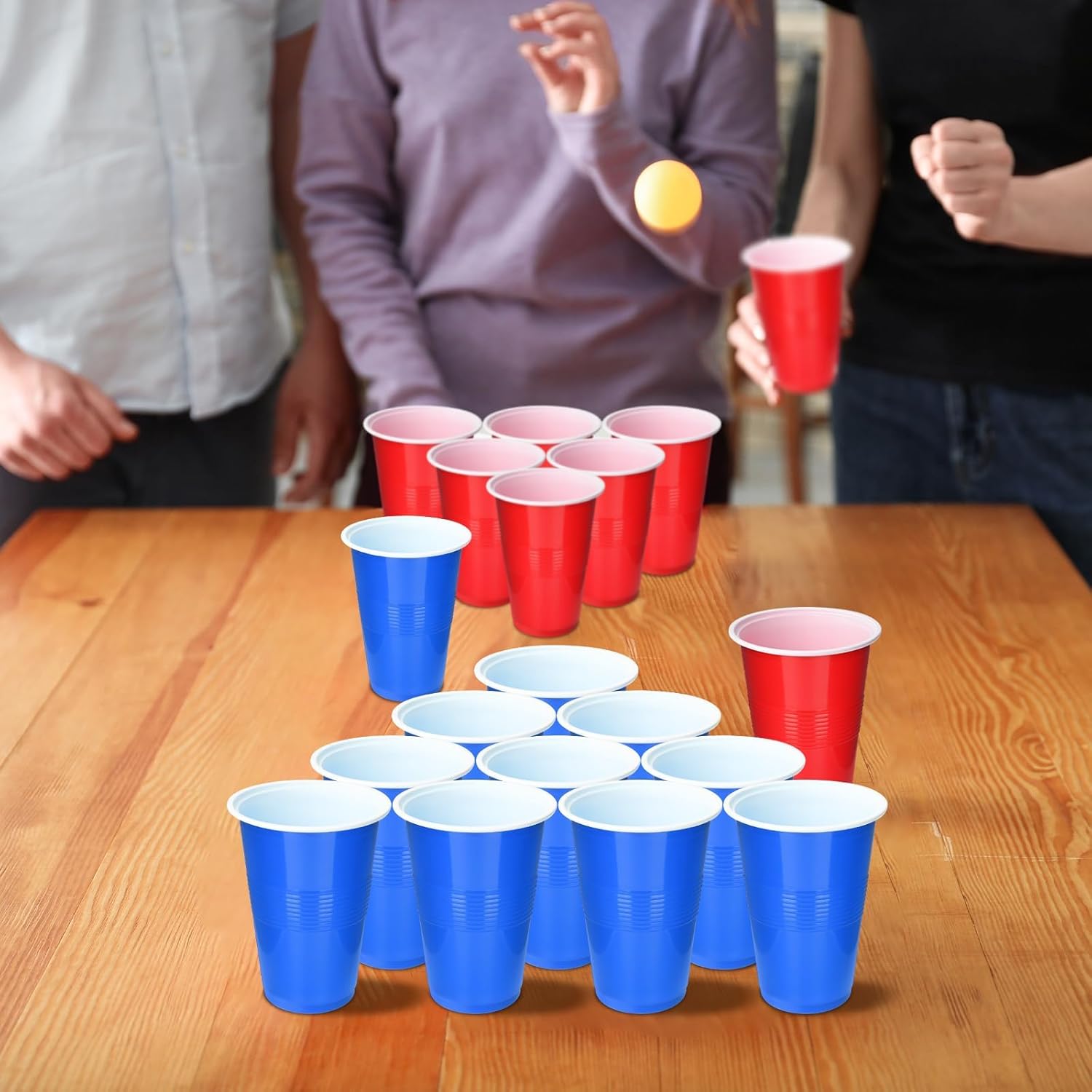 Cup Pong Game Set 22 Pcs 16 Oz - Ping Pong Ball Set review and price