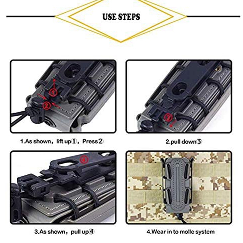 9mmTacticalMolleBeltClipStorag - Sports Equipment Holder review and price
