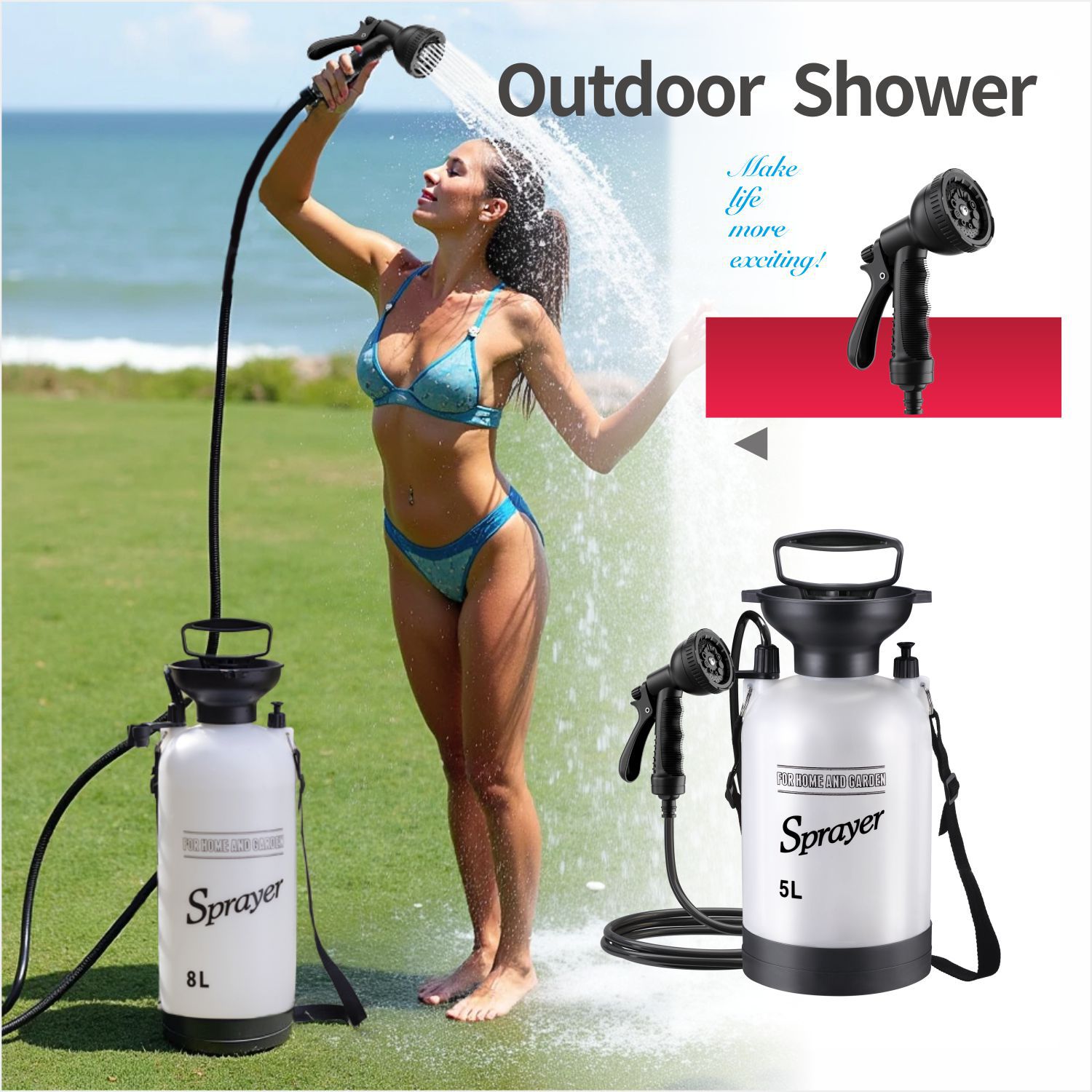 3/8L Hand Pressure Sprayer Hom - Sports Equipment Disinfectant Spray review and price