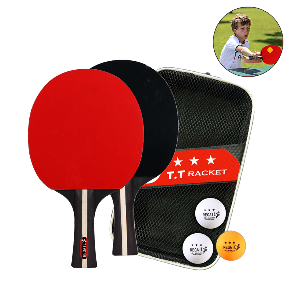 Table Tennis Racket, 2 Rackets - Ping Pong Ball Set review and price