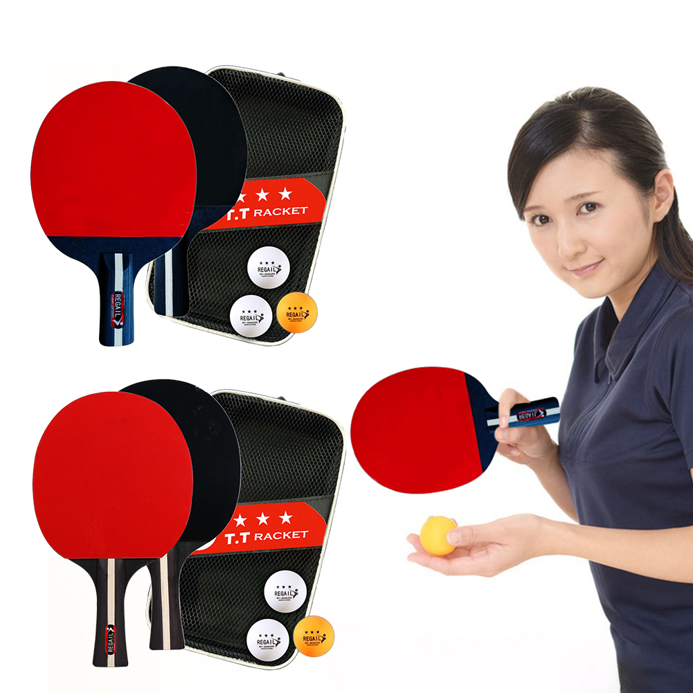 Table Tennis Racket, 2 Rackets - Ping Pong Ball Set review and price