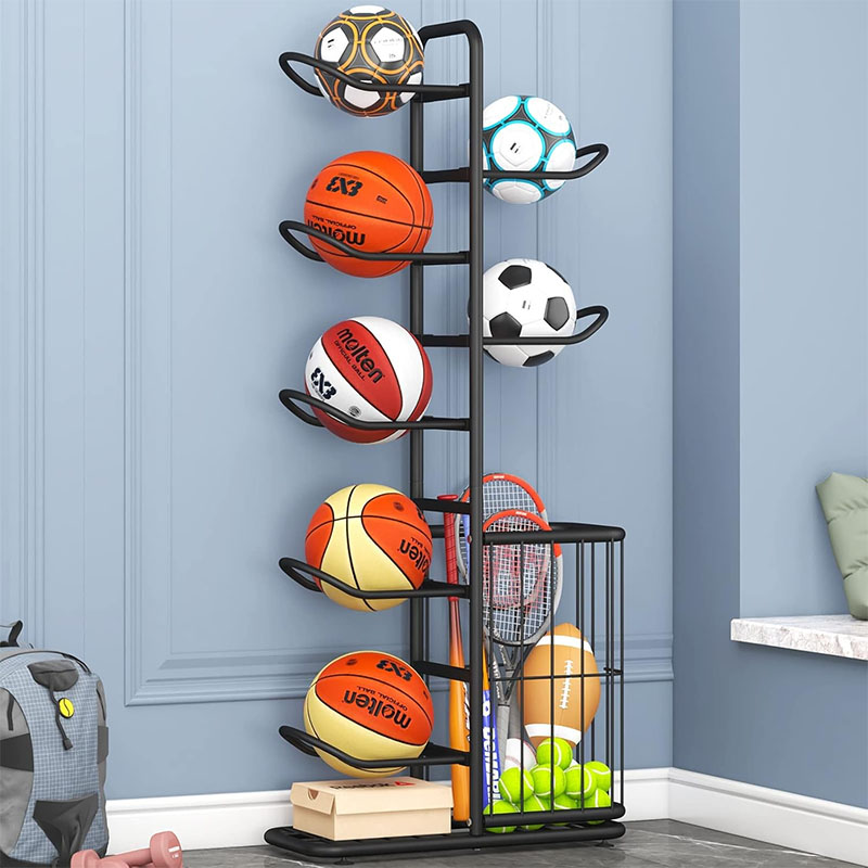 Sports Ball Storage Rack Baske - Sports Equipment For Volleyball review and price