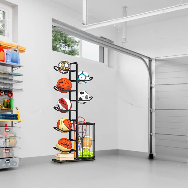 Sports Ball Storage Rack Baske - Sports Equipment For Volleyball review and price
