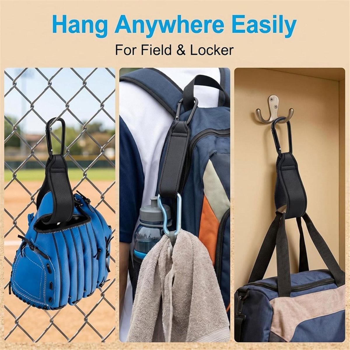STOCK- 3 PCS Adjustable Baseba - Sports Equipment Holder review and price