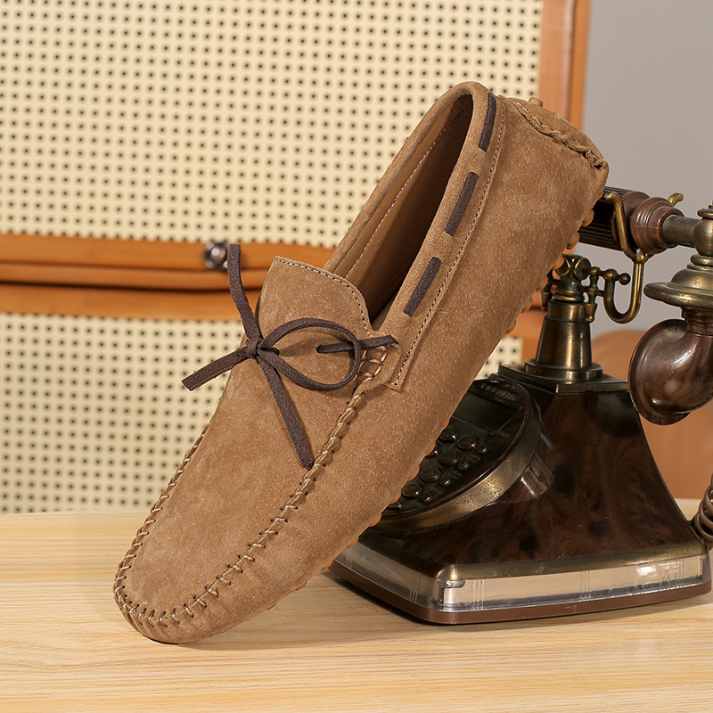 2026 Mens Moccasin Gray Brown  - Sports Equipment Brand review and price